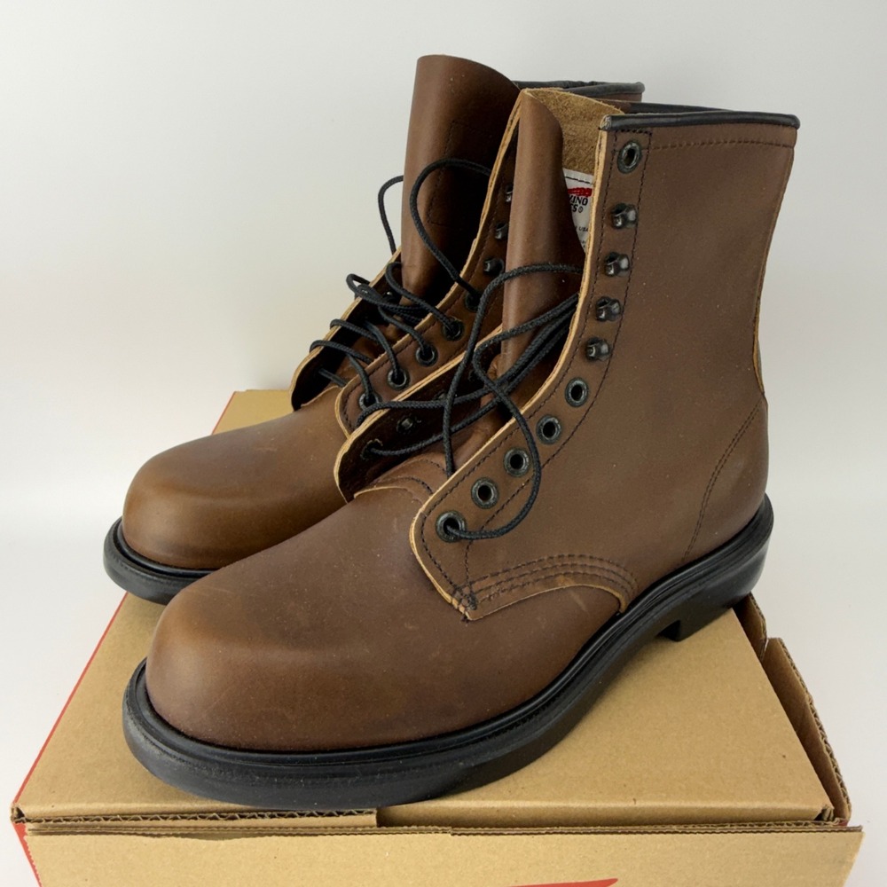 Red Wing 953 Supersole 8" Soft Toe Boot Mens 10.5 B NIB